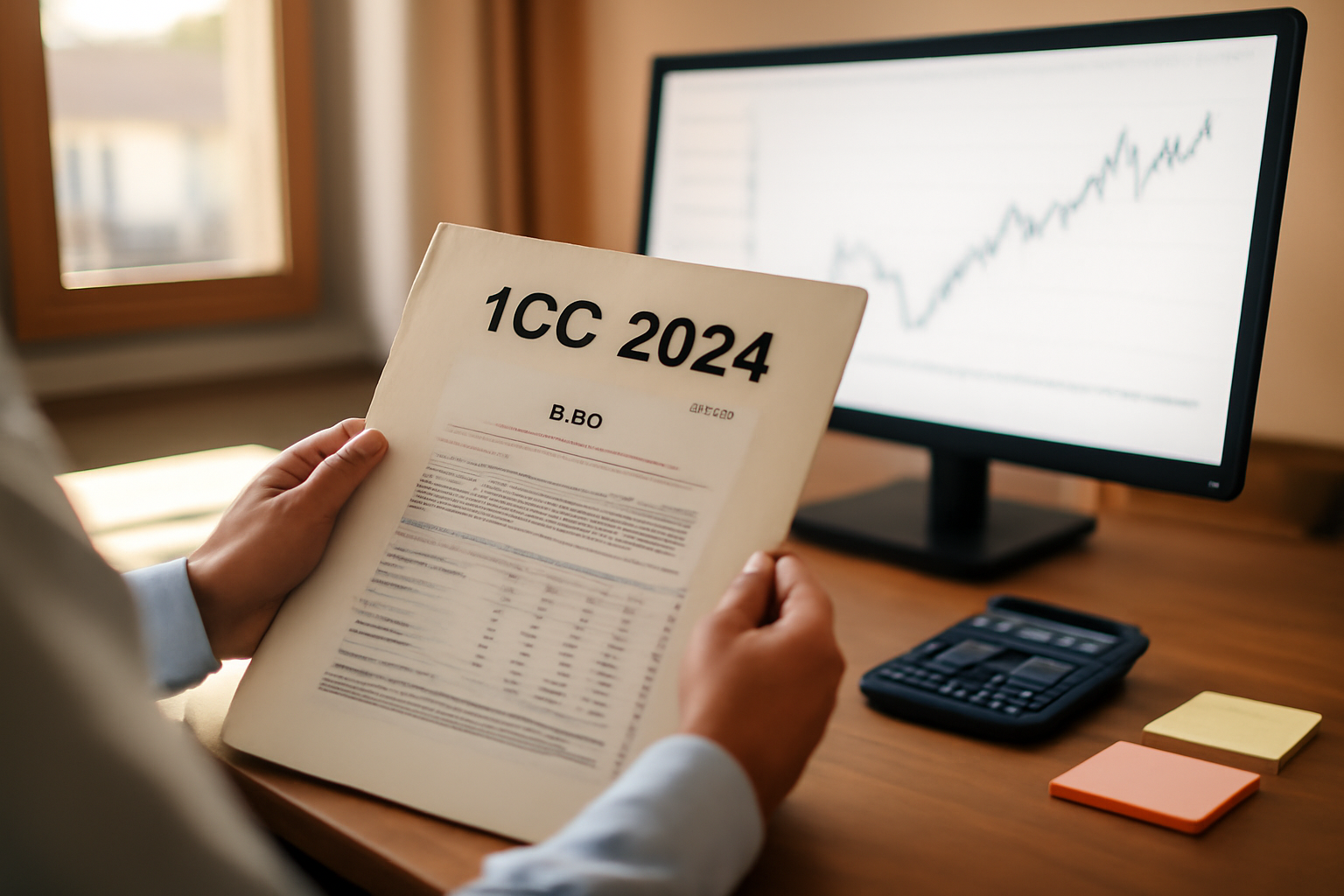 icc 2024 indice Insee coûts de la construction sur document officiel