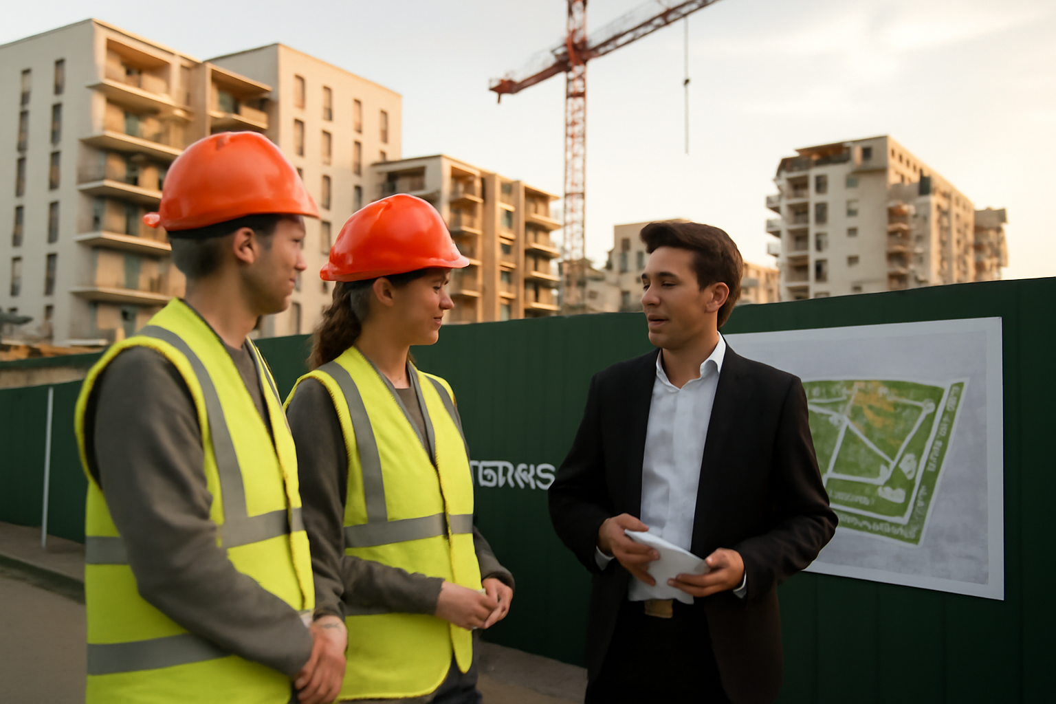 Immobilier neuf Villeurbanne : chantier de programme résidentiel près d’un quartier urbain
