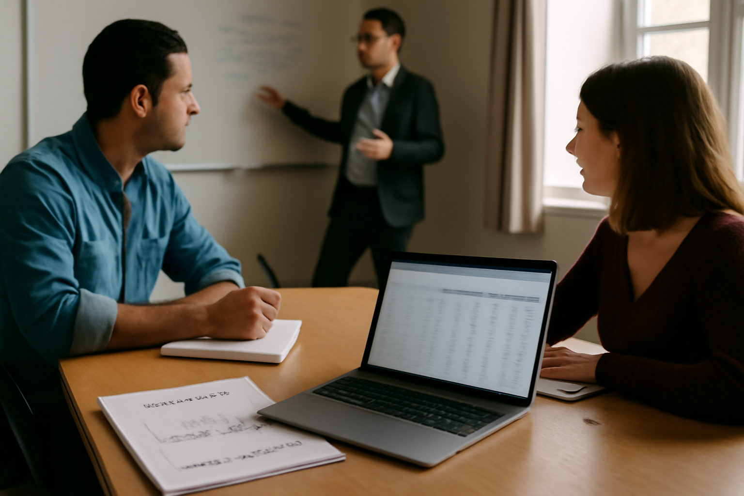 Formation promoteur immobilier : atelier de montage de projet avec tableur et dossier de permis