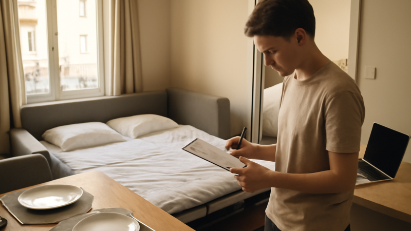 Logement meublé liste : équipements obligatoires