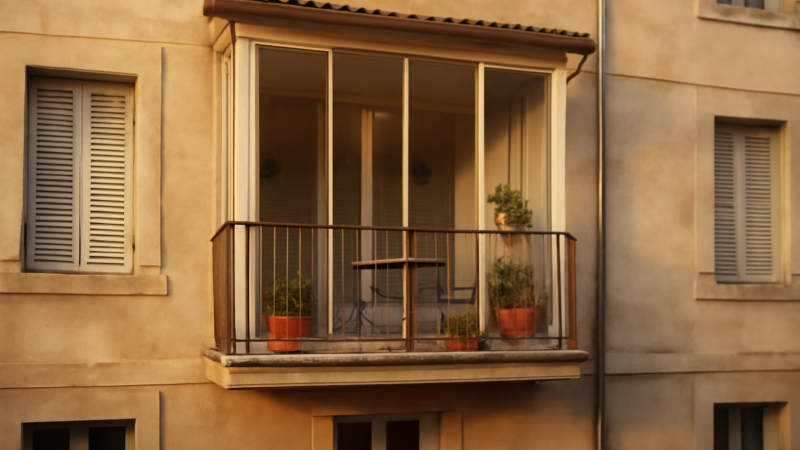 Loggia appartement : définition, règles