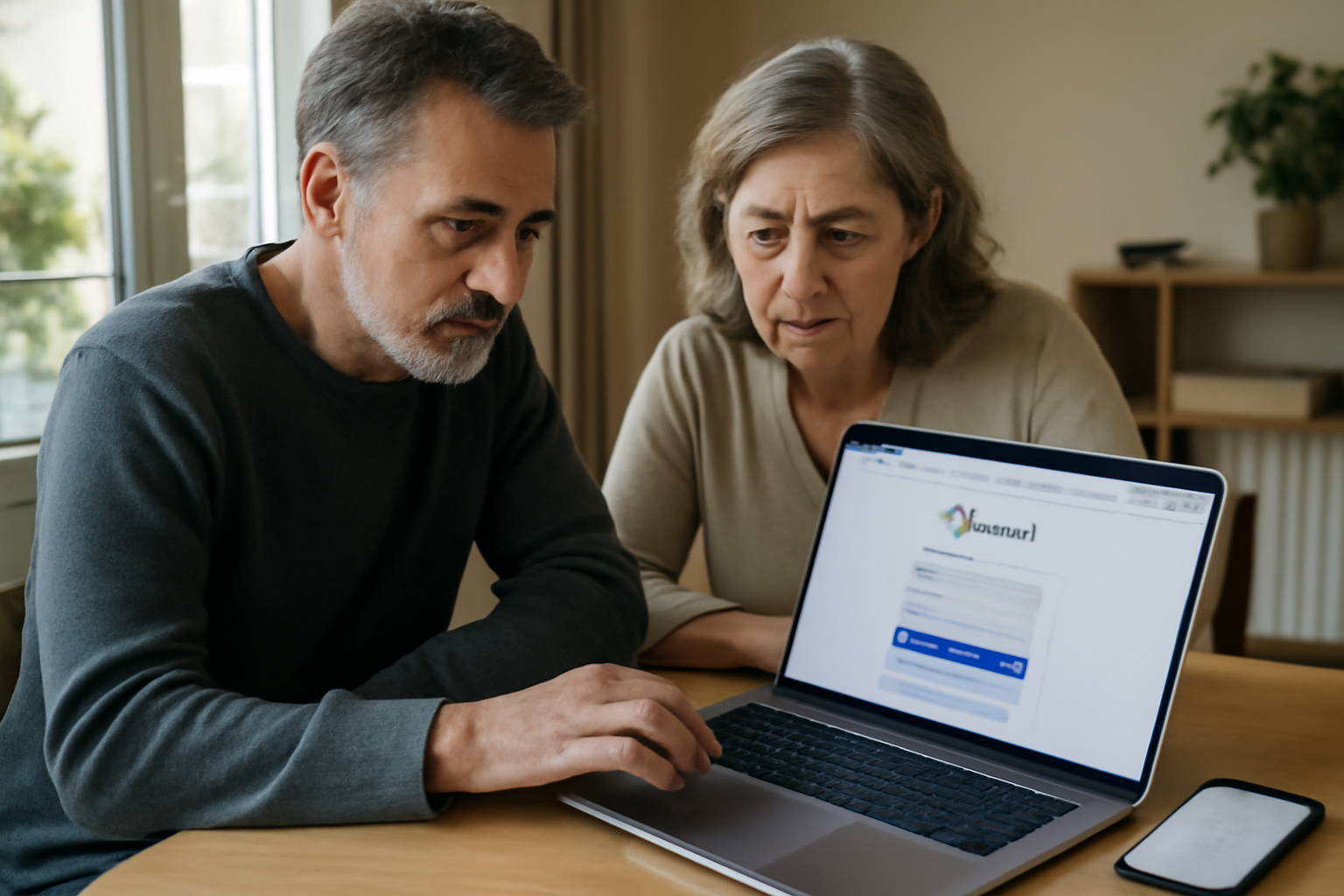 Connexion sur le portail my foncia fr mon compte sur un écran avec vérification de l’URL