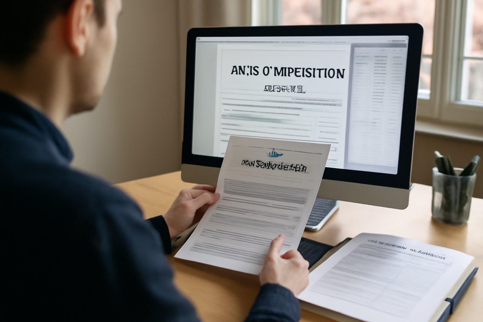 taxe habitation pour résidence secondaire : avis d’imposition et calcul sur ordinateur, France