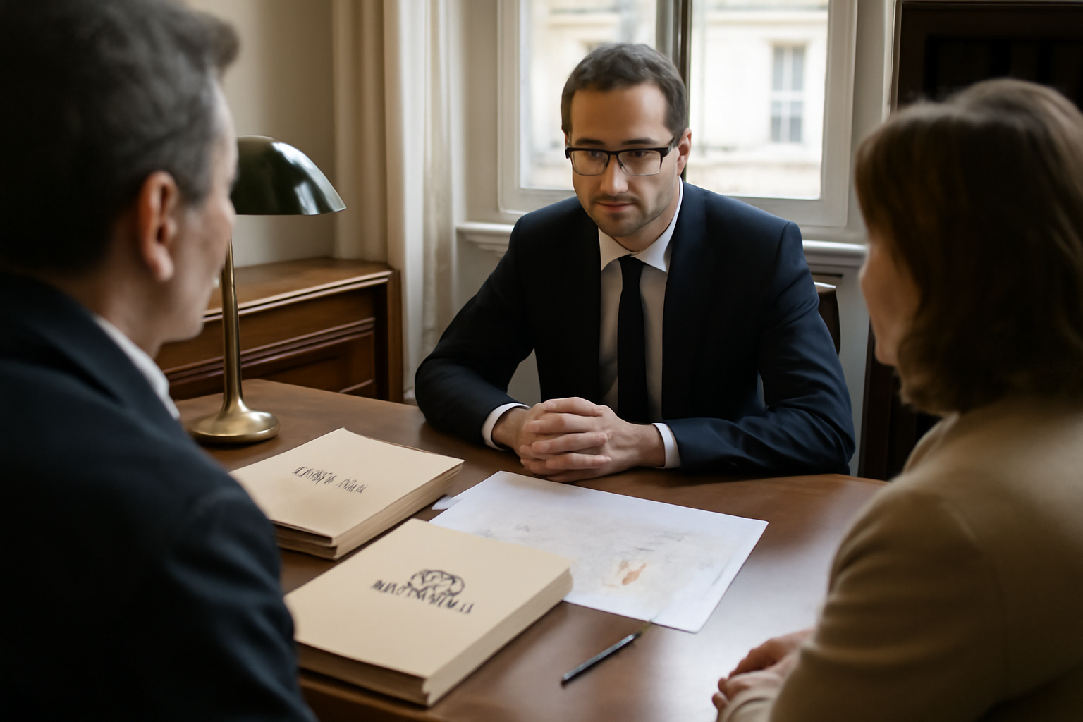 vente avant décès de l’usufruitier : notaire et documents de démembrement au bureau, en France