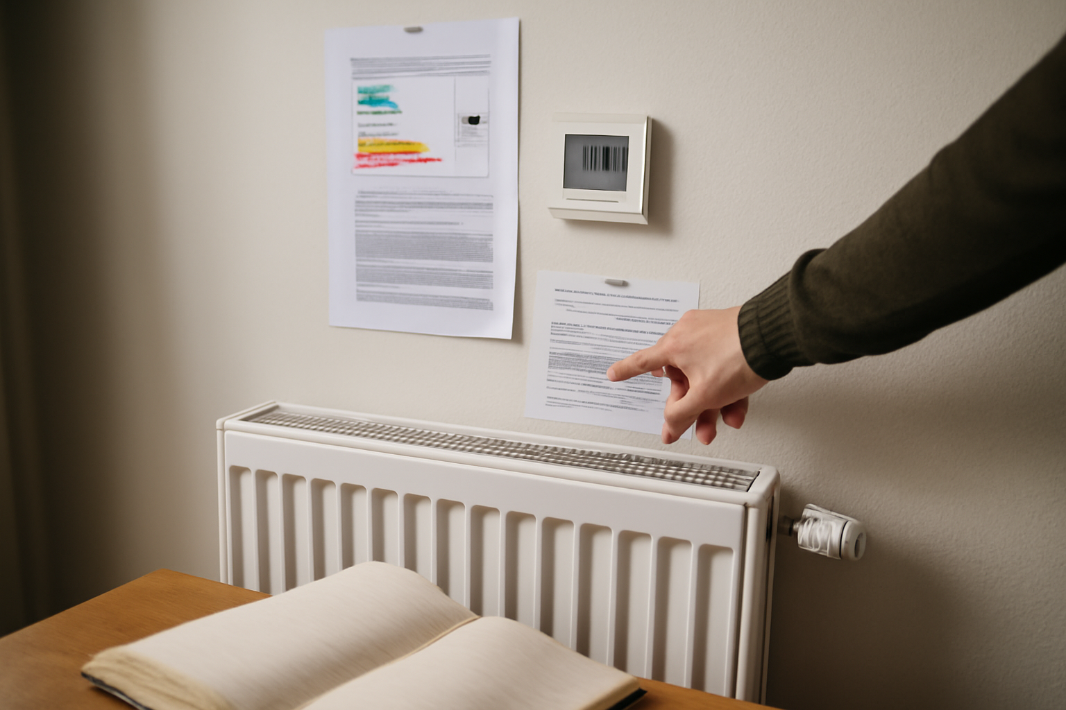 Vérification du chauffage et du DPE lors d’une visite d’appartement à Rennes